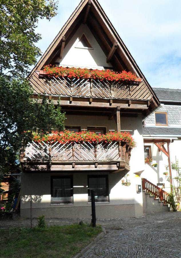 Ferienwohnung Neubert Wolkenstein Exteriör bild